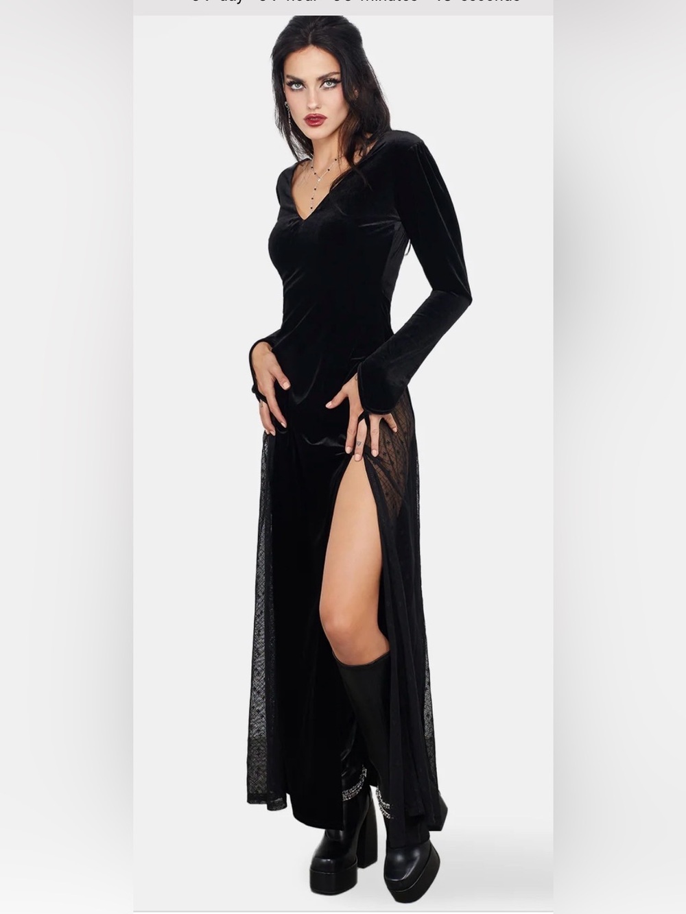HTF NWOT Disturbia countess bodysuit gothic Dress